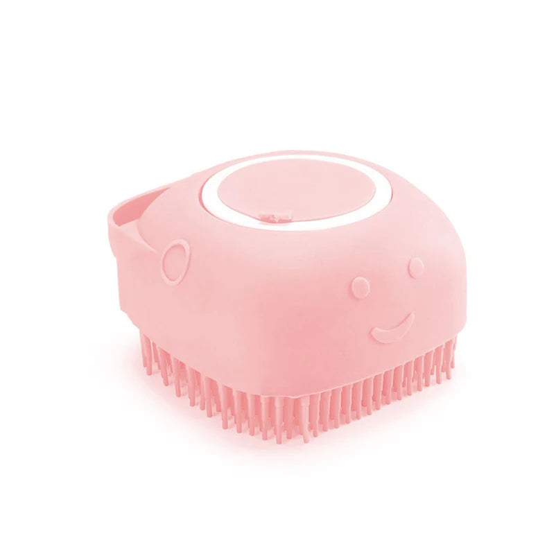 Pet Shampoo Brush with Soap Dispenser