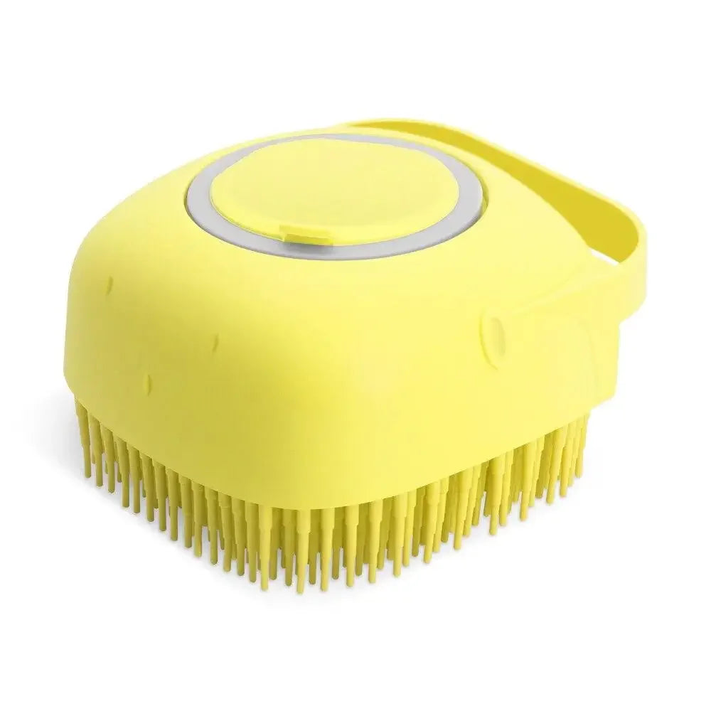 Pet Shampoo Brush with Soap Dispenser