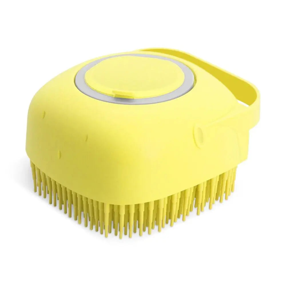 Pet Shampoo Brush with Soap Dispenser
