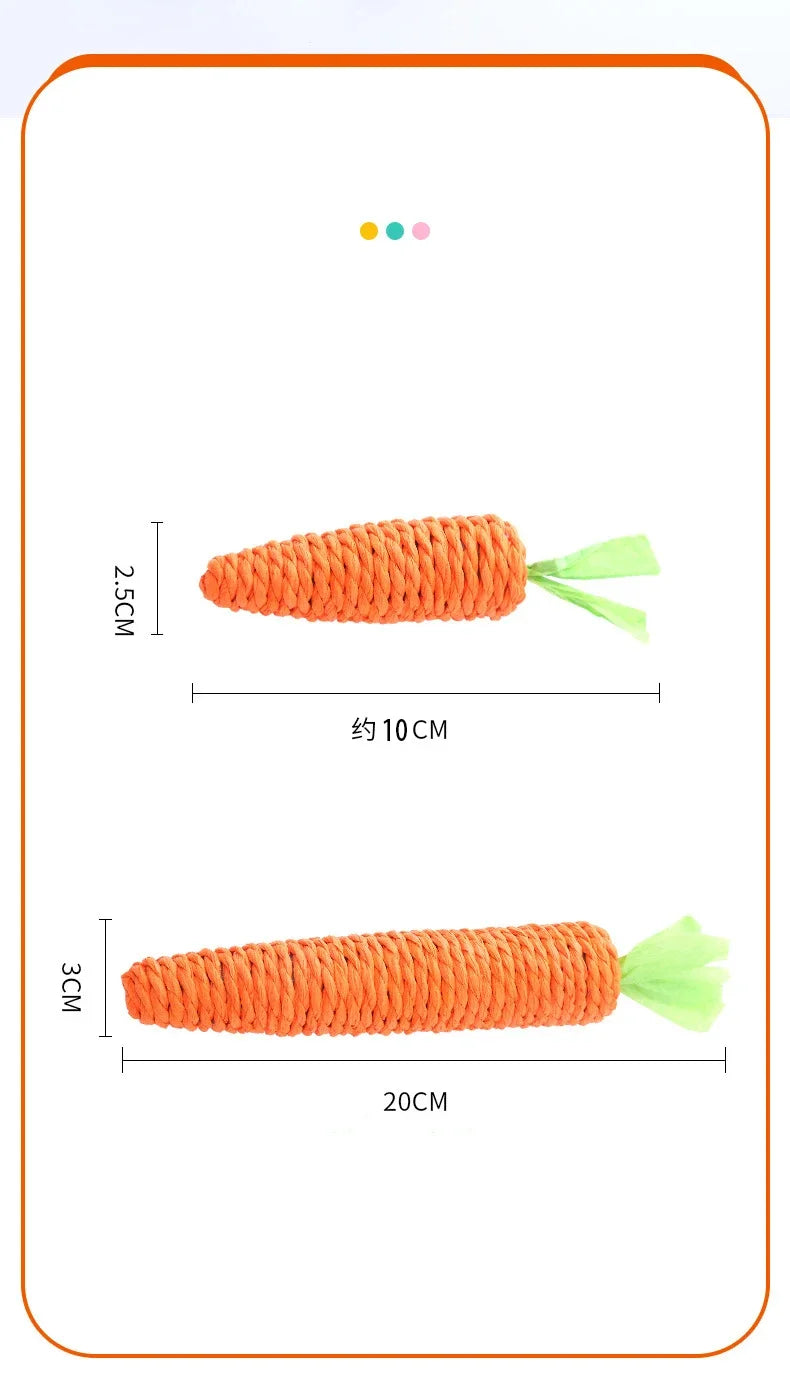 Carrot Cat Chew Toy