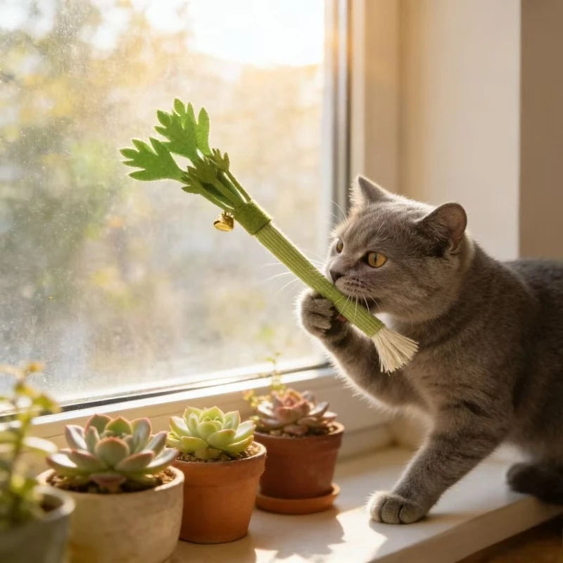Catnip Carrot Chew Toy