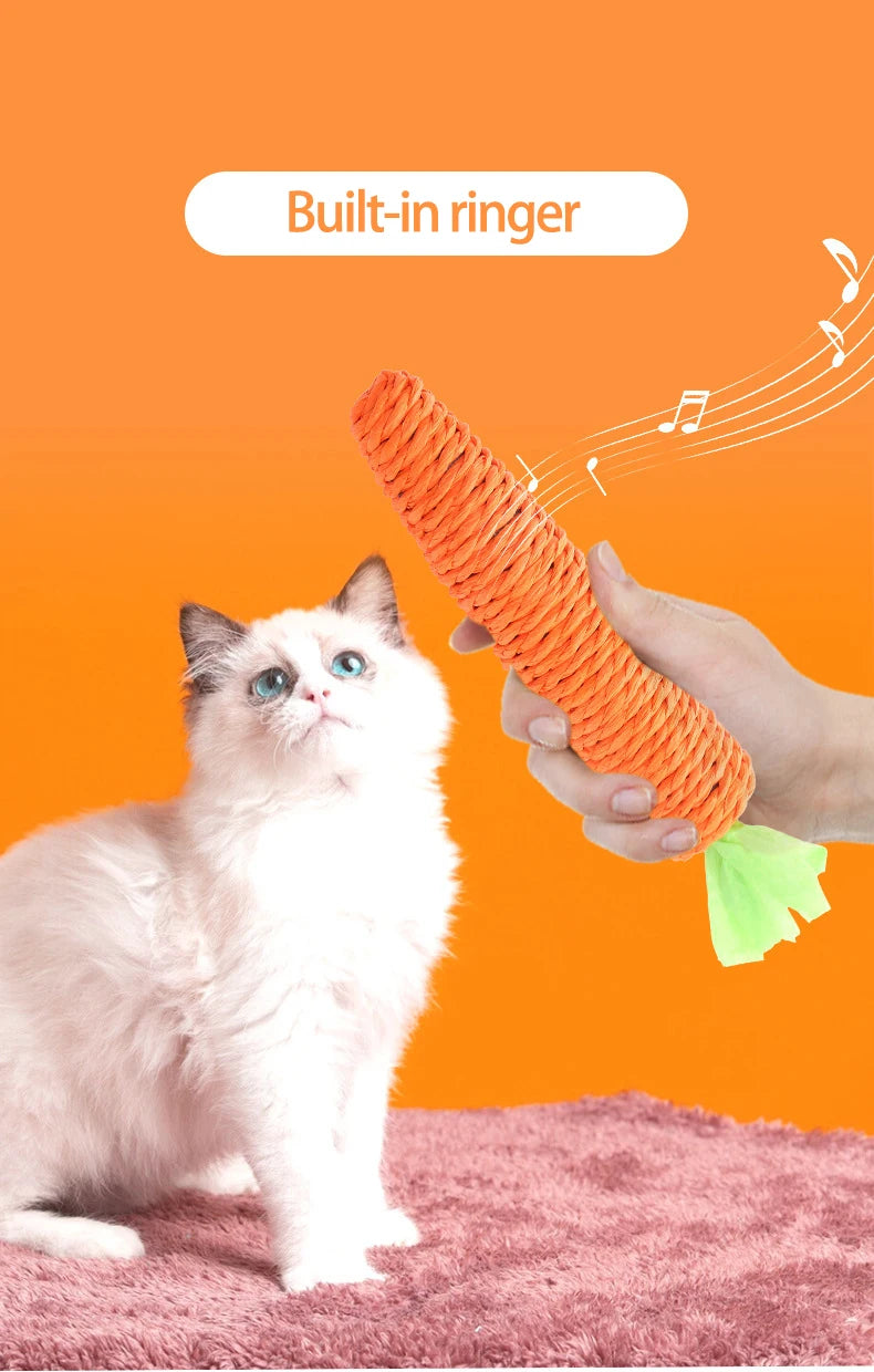 Carrot Cat Chew Toy