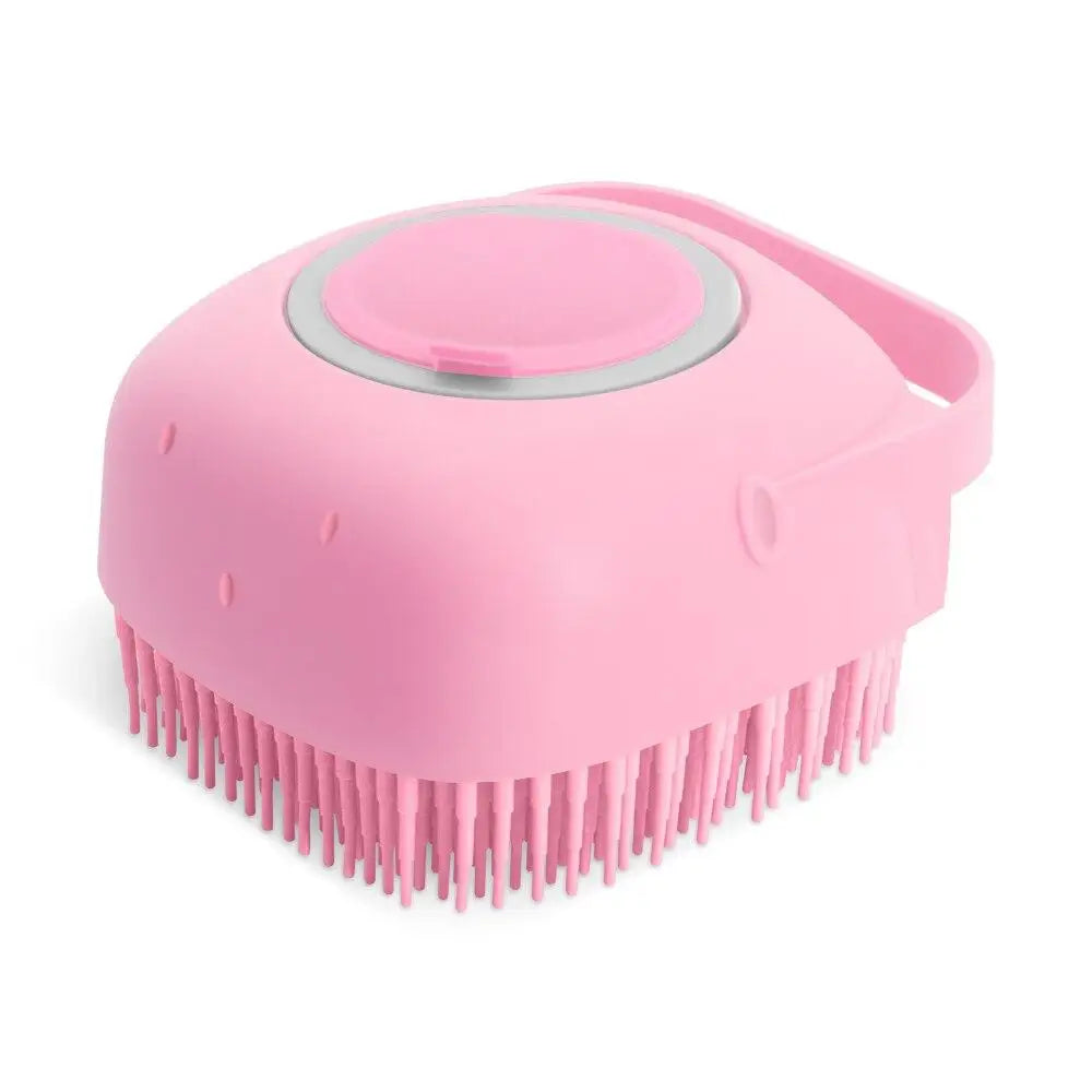 Pet Shampoo Brush with Soap Dispenser