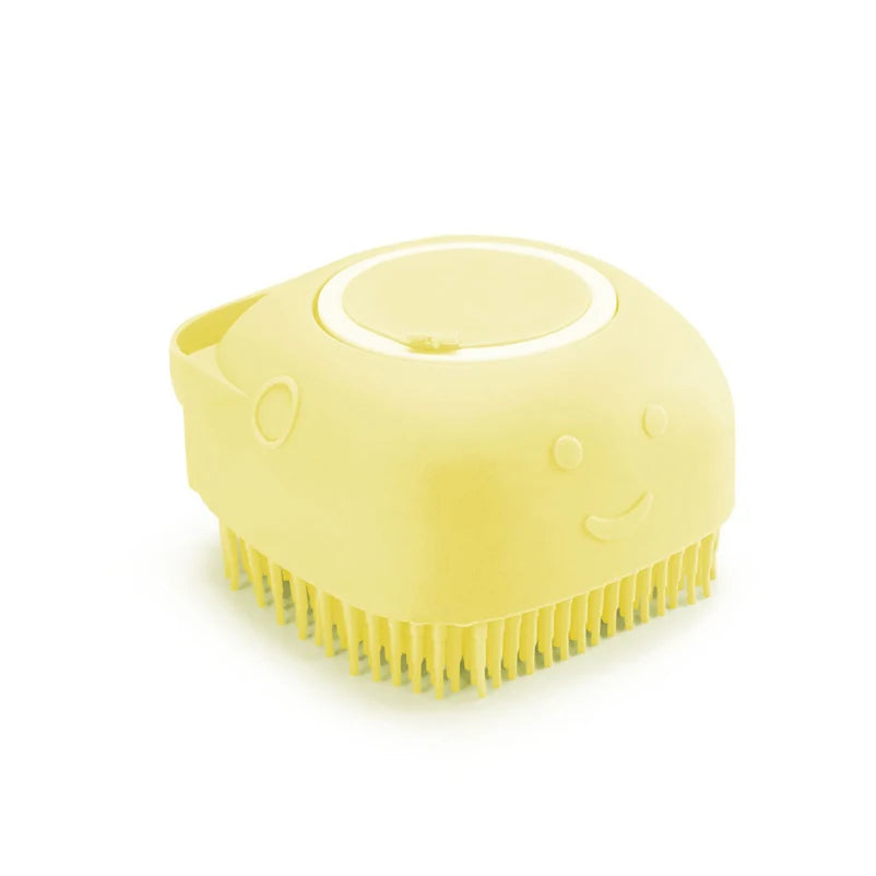 Pet Shampoo Brush with Soap Dispenser
