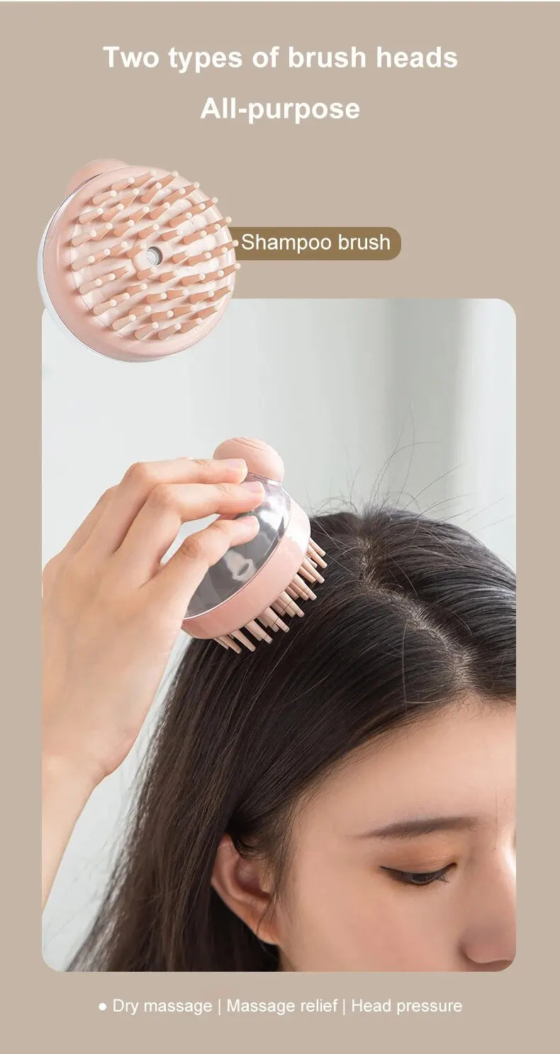 Silicone Pet Bath Brush with Shampoo Dispenser
