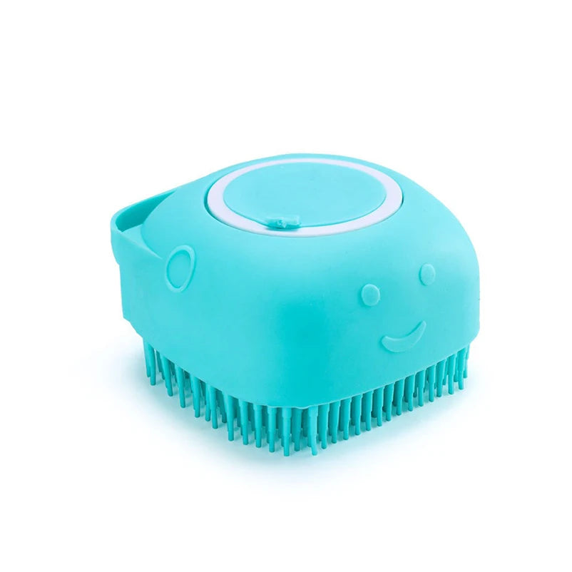 Pet Shampoo Brush with Soap Dispenser